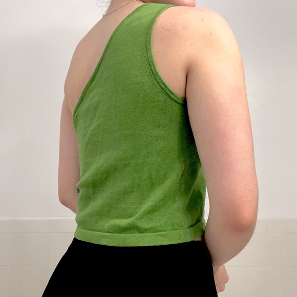 Knit One Shoulder Top - Picture 2 of 3